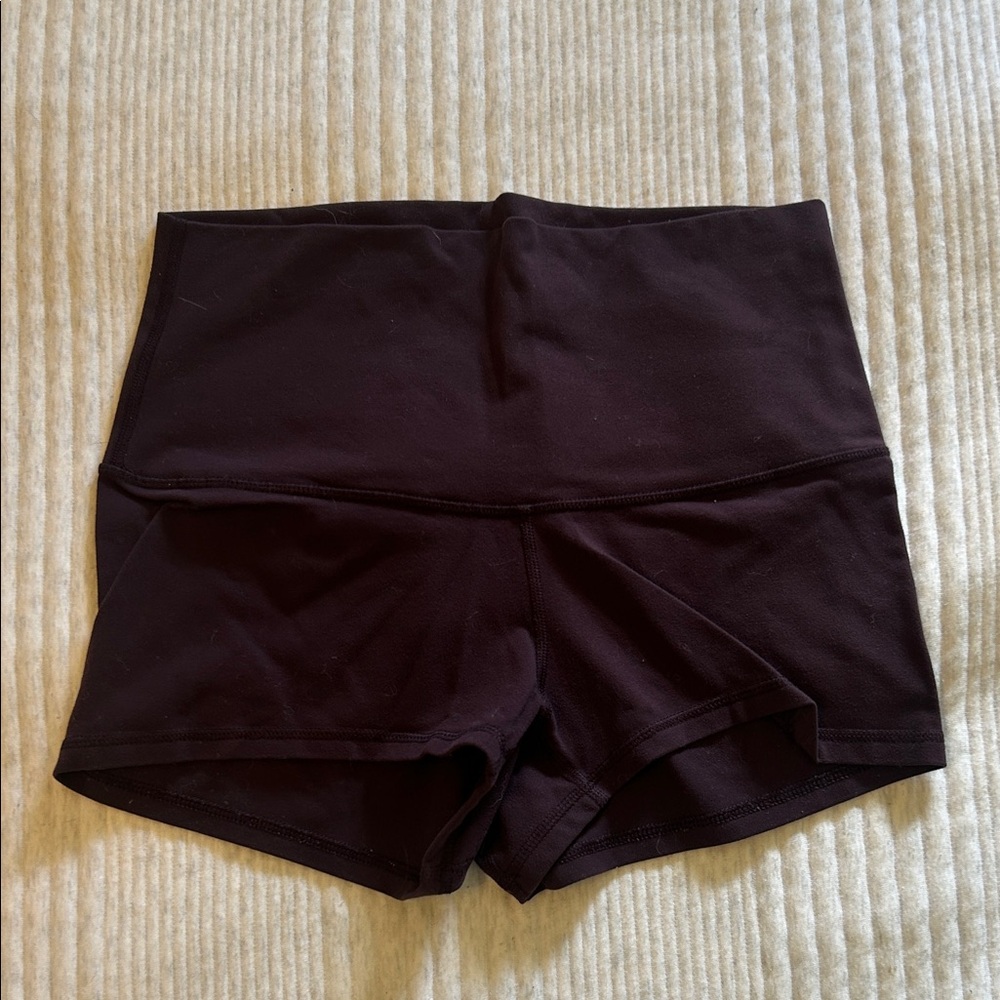 Lululemon Hi Rise Wunder Under Short